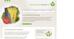 Desktop Screenshot of biologisch-heizen.de
